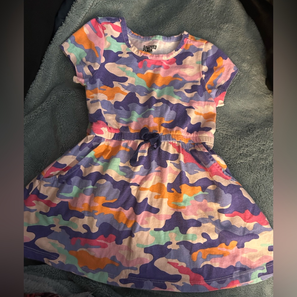 Color camp dress